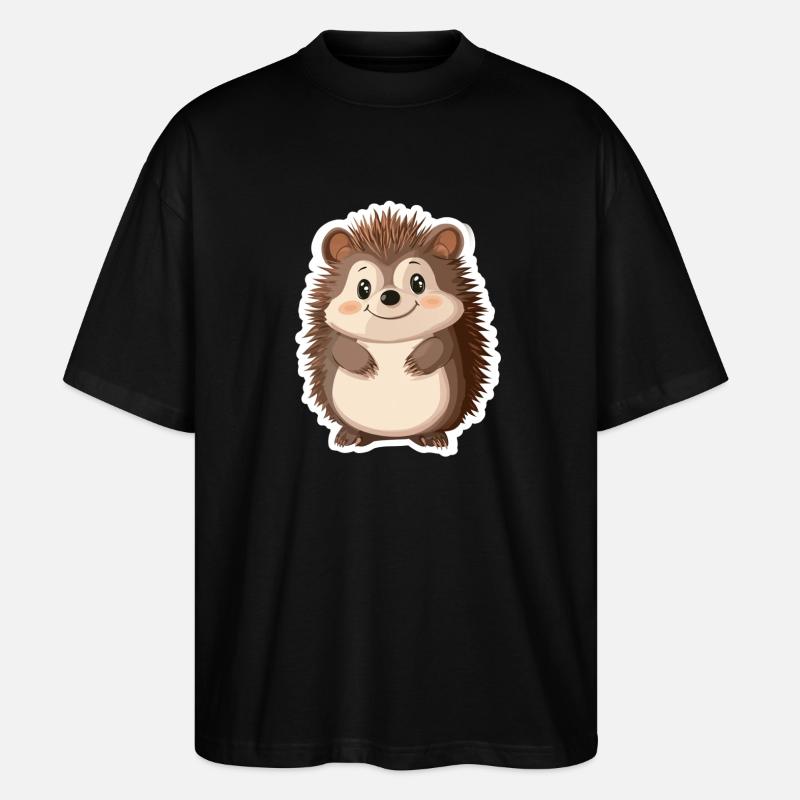 Igel - Stanley/Stella Oversized Unisex Bio T-Shirt Blaster 2.0 - Schwarz