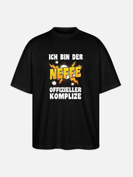 Family motif nephew - Stanley/Stella Oversized Unisex Organic T-shirt Blaster 2.0 - black