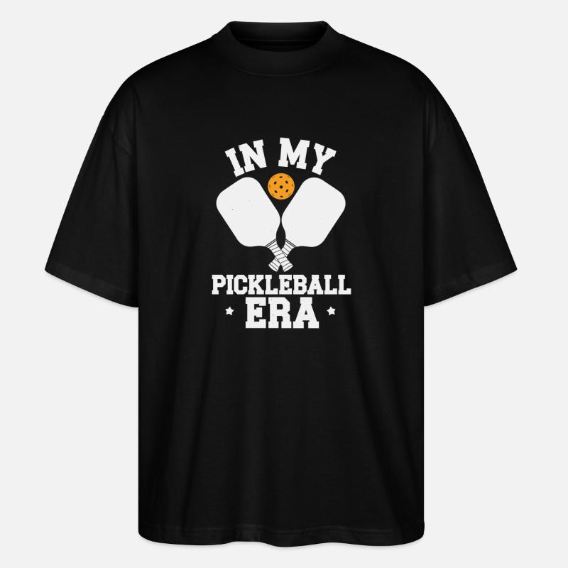 In My Pickleball Era - Stanley/Stella Oversized Unisex Bio T-Shirt Blaster 2.0 - Schwarz