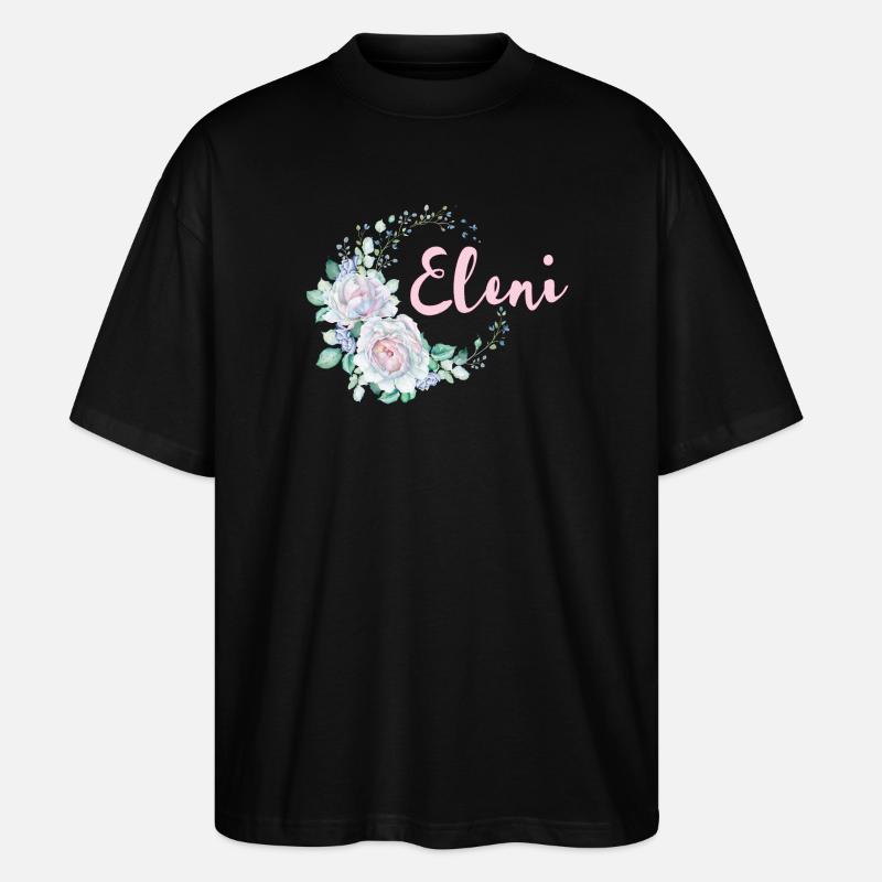 Für Eleni - Stanley/Stella Oversized Unisex Bio T-Shirt Blaster 2.0 - Schwarz
