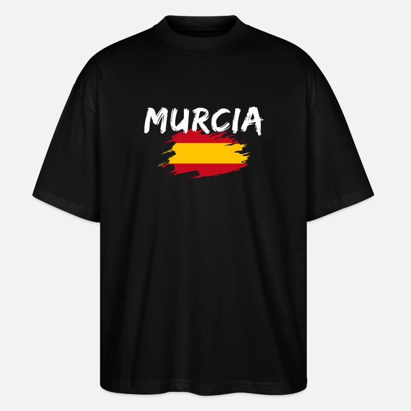Murcia Spanien - Stanley/Stella Oversized Unisex Bio T-Shirt Blaster 2.0 - Schwarz