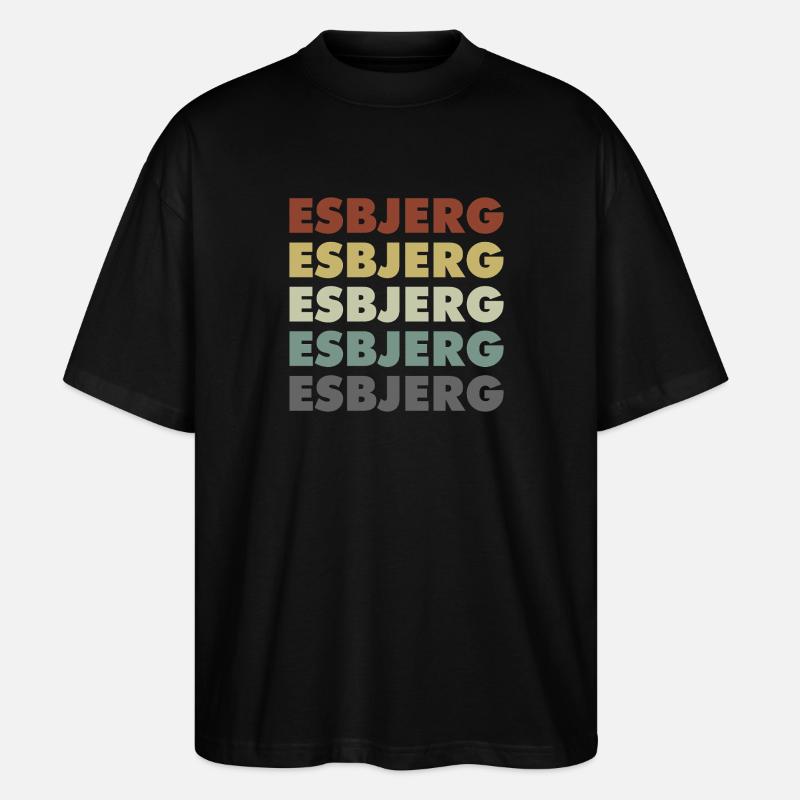 Esbjerg - Danemark - Danemark - Scandinavie - T-shirt bio Blaster 2.0 coupe oversize Stanley/Stella Unisexe - noir