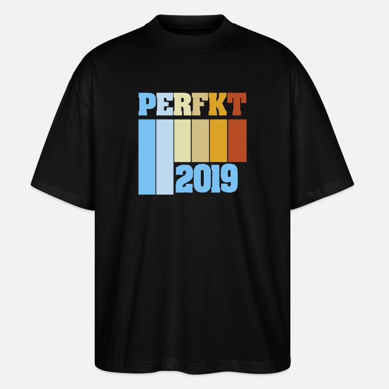 Einzigartig 2019 - Stanley/Stella Oversized Unisex Bio T-Shirt Blaster 2.0 - Schwarz