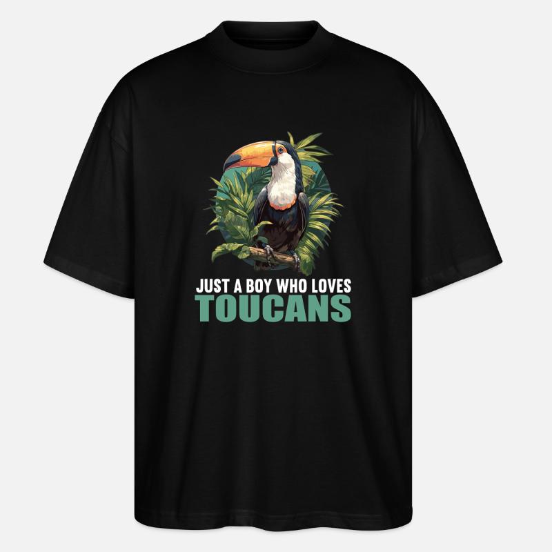 Toucans Toucan - T-shirt bio Blaster 2.0 coupe oversize Stanley/Stella Unisexe - noir