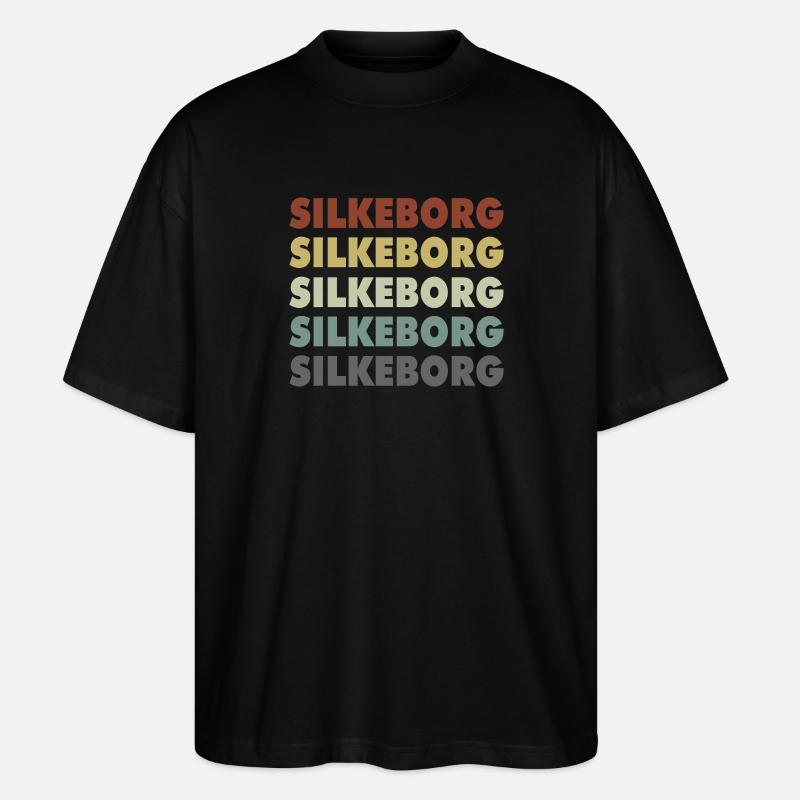 Silkeborg - Denmark - Denmark - Scandinavia - Stanley/Stella Oversized Unisex Organic T-shirt Blaster 2.0 - black