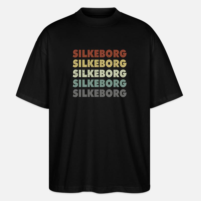 Silkeborg - Denmark - Denmark - Scandinavia - Stanley/Stella Oversized Unisex Organic T-shirt Blaster 2.0 - black