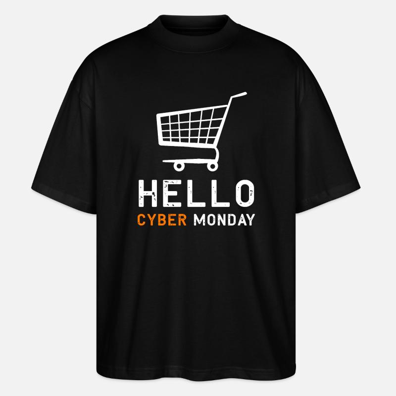 Cyber Monday Kaufrausch - Stanley/Stella Oversized Unisex Bio T-Shirt Blaster 2.0 - Schwarz
