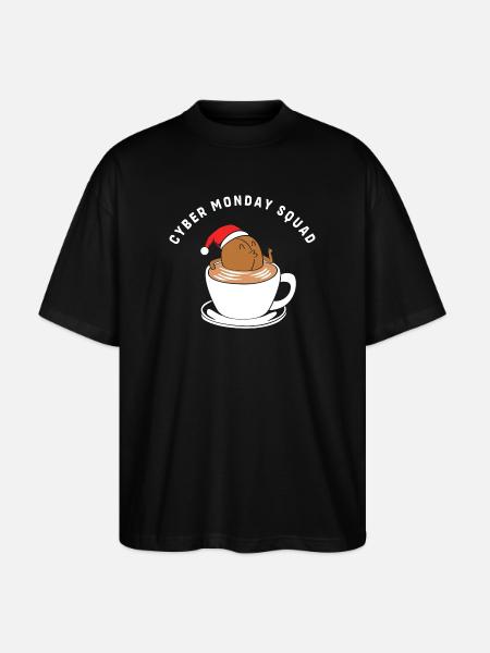 Cyber Monday Kaufrausch - Stanley/Stella Oversized Unisex Bio T-Shirt Blaster 2.0 - Schwarz