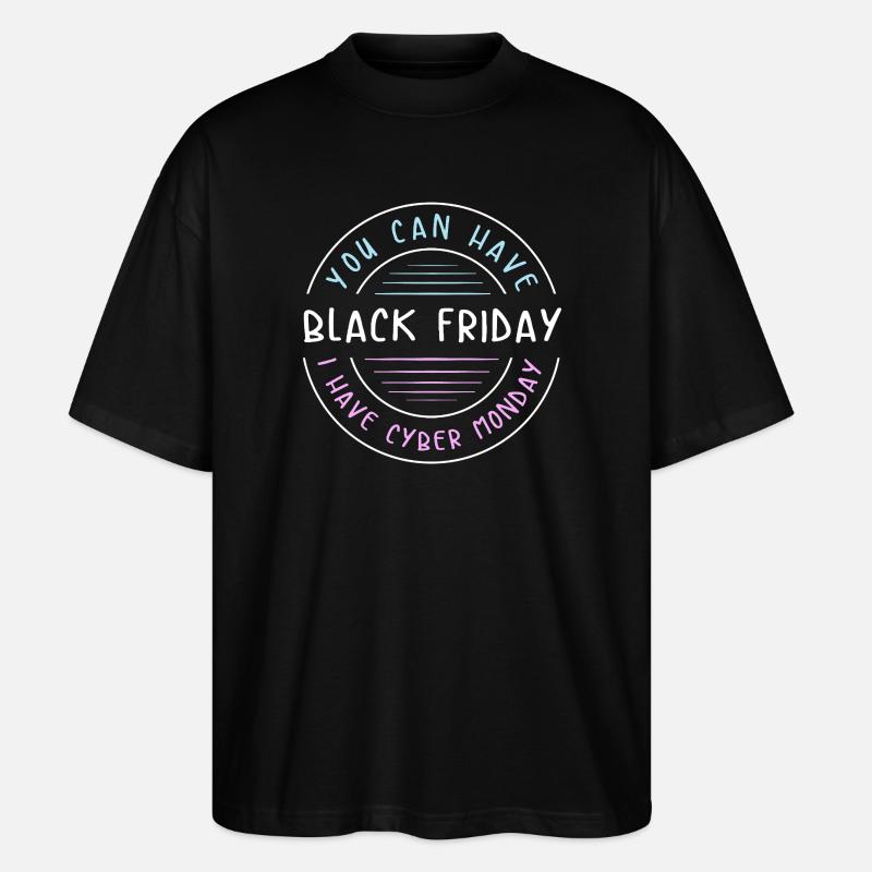 Virée shopping du Cyber Monday - T-shirt bio Blaster 2.0 coupe oversize Stanley/Stella Unisexe - noir