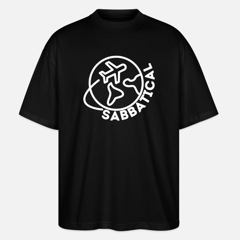 Sabbatical - Stanley/Stella Oversized Unisex Bio T-Shirt Blaster 2.0 - Schwarz
