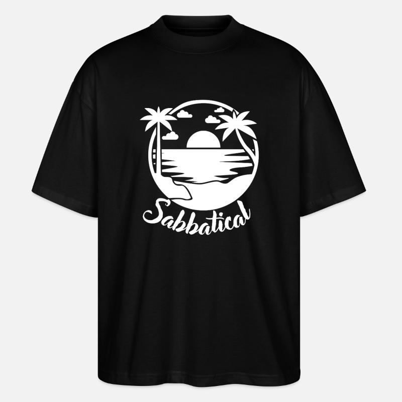 Sabbatical - Stanley/Stella Oversized Unisex Bio T-Shirt Blaster 2.0 - Schwarz