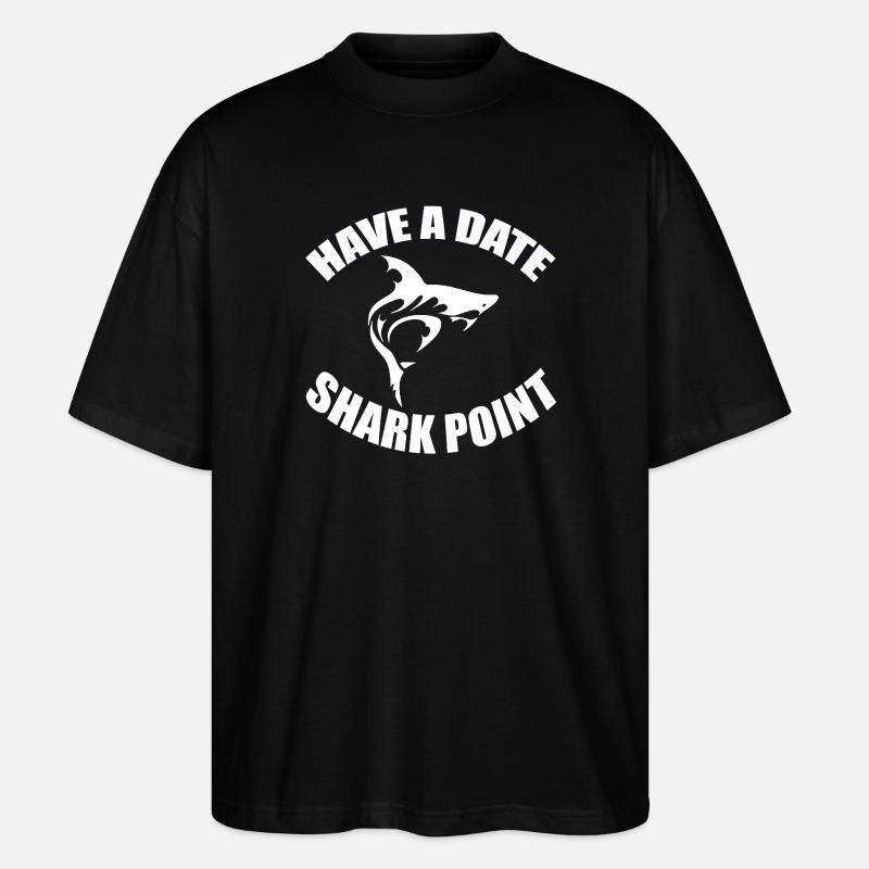 RENDEZ-VOUS GALANT - SHARK POINT - T-shirt bio Blaster 2.0 coupe oversize Stanley/Stella Unisexe - noir