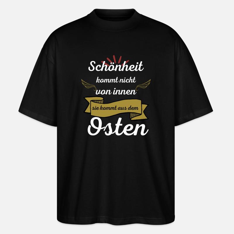 La beauté vient de l’Orient - T-shirt bio Blaster 2.0 coupe oversize Stanley/Stella Unisexe - noir