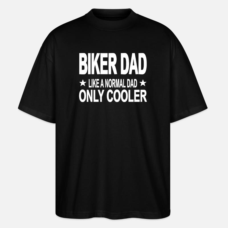 Vater - Stanley/Stella Oversized Unisex Bio T-Shirt Blaster 2.0 - Schwarz