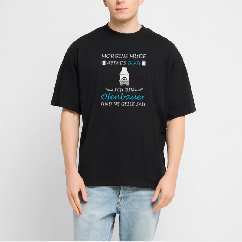 Constructeur de poêles Poêle de construction Poêle de construction Constructeur de cheminées T-shirt bio Blaster 2.0 coupe oversize Stanley/Stella Unisexe