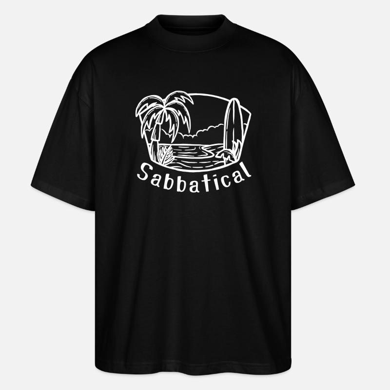 Sabbatical - Stanley/Stella Oversized Unisex Bio T-Shirt Blaster 2.0 - Schwarz