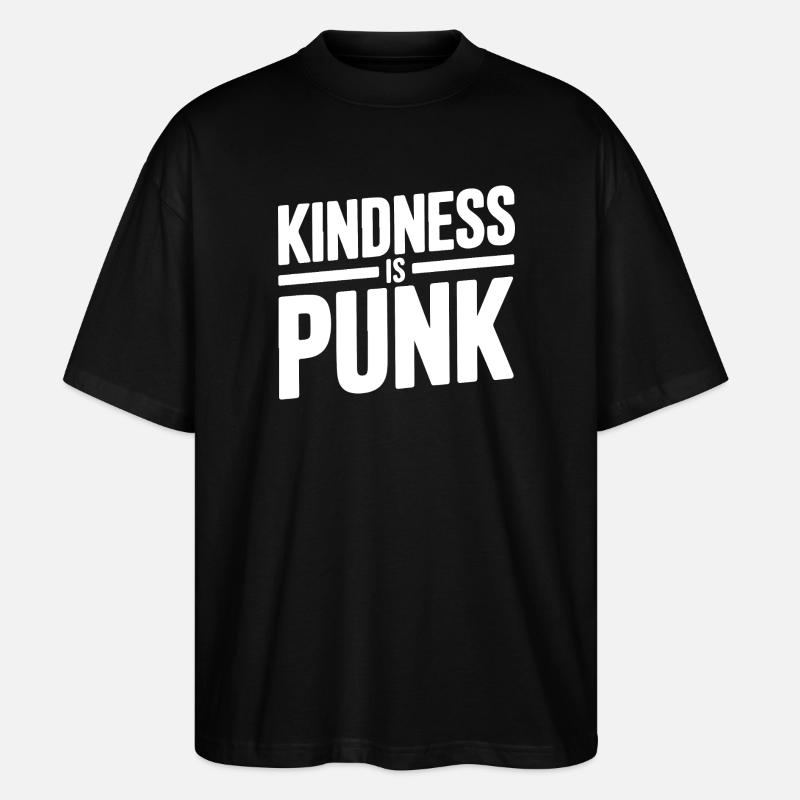 La gentillesse, c’est punk - T-shirt bio Blaster 2.0 coupe oversize Stanley/Stella Unisexe - noir