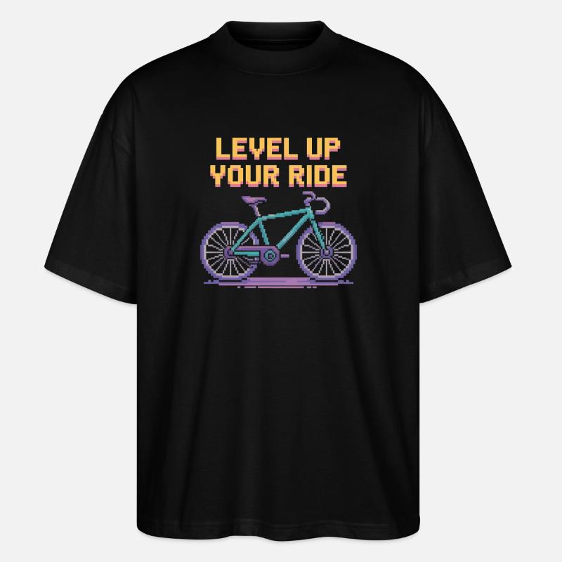 Cyclisme Cyclisme VTT - T-shirt bio Blaster 2.0 coupe oversize Stanley/Stella Unisexe - noir