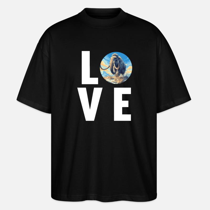 Mammuts Mammut - Stanley/Stella Oversized Unisex Bio T-Shirt Blaster 2.0 - Schwarz