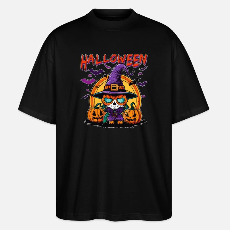 HALLOWEEN - Stanley/Stella Oversized Unisex Bio T-Shirt Blaster 2.0 - Schwarz