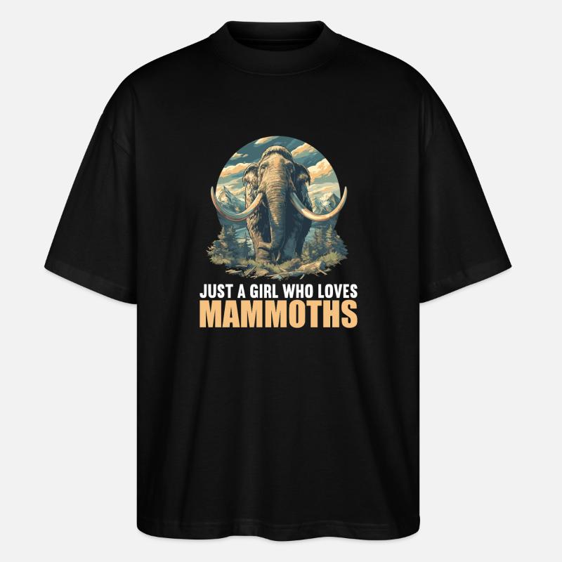 Mammuts Mammut - Stanley/Stella Oversized Unisex Bio T-Shirt Blaster 2.0 - Schwarz