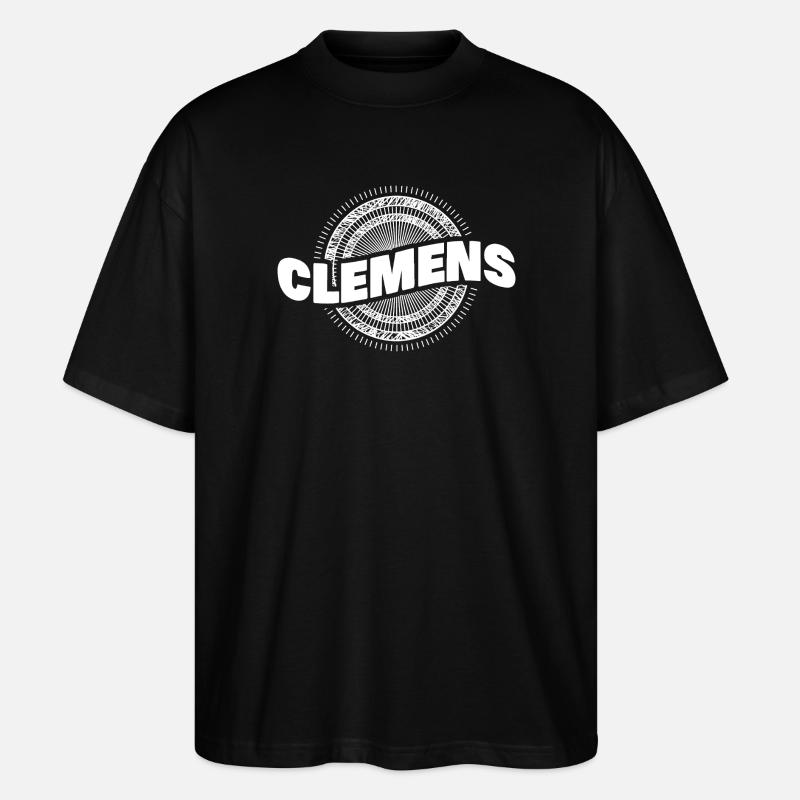 Clemens comme idée cadeau - T-shirt bio Blaster 2.0 coupe oversize Stanley/Stella Unisexe - noir
