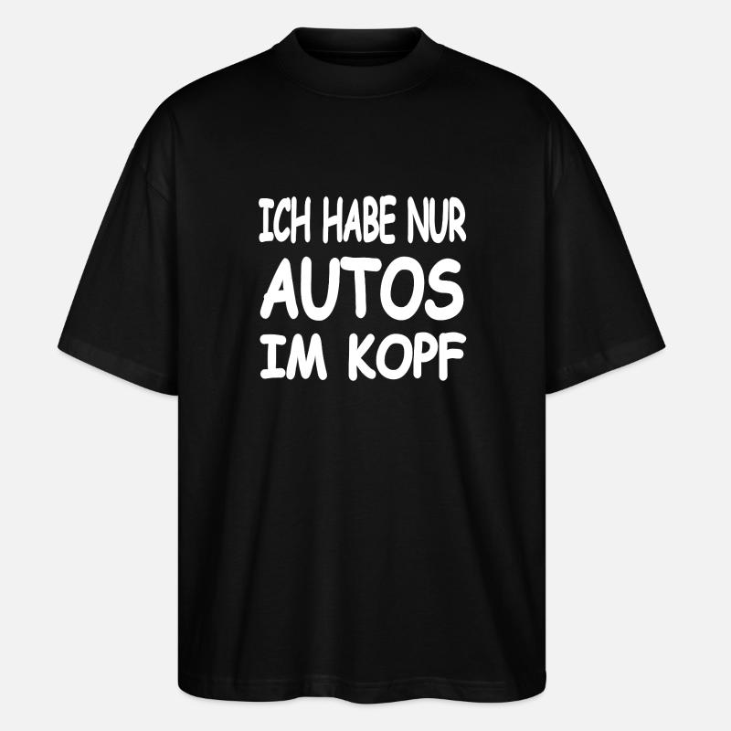 Auto - Stanley/Stella Oversized Unisex Bio T-Shirt Blaster 2.0 - Schwarz