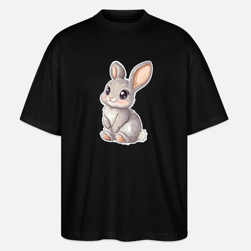 Hase - Stanley/Stella Oversized Unisex Bio T-Shirt Blaster 2.0 - Schwarz