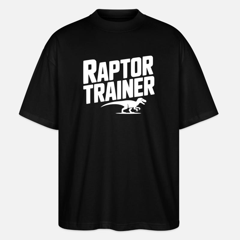 Raptor Trainer - Stanley/Stella Oversized Unisex Bio T-Shirt Blaster 2.0 - Schwarz