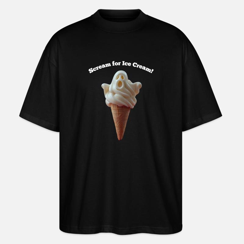 Tourbillon de cône fantôme - T-shirt bio Blaster 2.0 coupe oversize Stanley/Stella Unisexe - noir