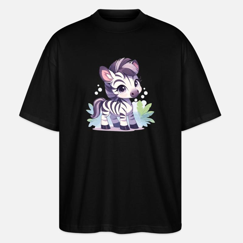 Zebras Zebra - Stanley/Stella Oversized Unisex Organic T-shirt Blaster 2.0 - black