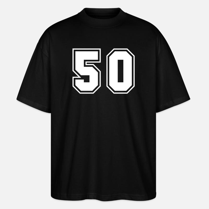 50 blocs style noir et blanc - T-shirt bio Blaster 2.0 coupe oversize Stanley/Stella Unisexe - noir