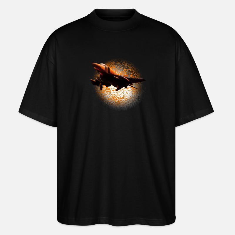 F-4 Phantom - Stanley/Stella Oversized Unisex Organic T-shirt Blaster 2.0 - black