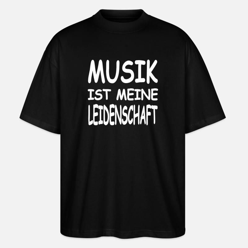 Musik - Stanley/Stella Oversized Unisex Bio T-Shirt Blaster 2.0 - Schwarz