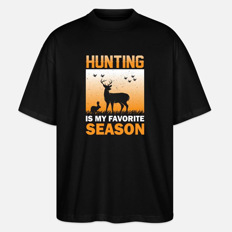 Hunter Gift Hunting Hunting Hunter Exam - Stanley/Stella Oversized Unisex Organic T-shirt Blaster 2.0 - black