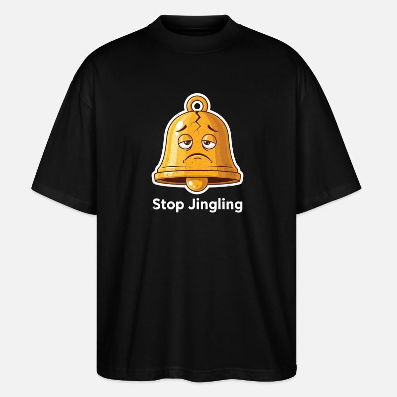 Cloches de Noël Chants de Noël - T-shirt bio Blaster 2.0 coupe oversize Stanley/Stella Unisexe - noir
