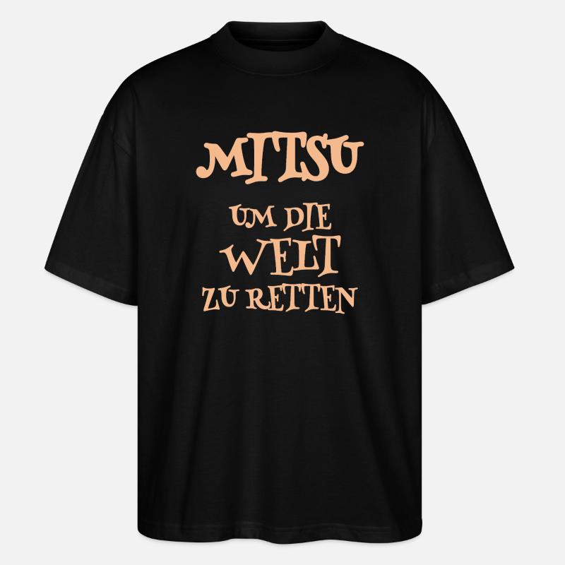 Mitsu - T-shirt bio Blaster 2.0 coupe oversize Stanley/Stella Unisexe - noir
