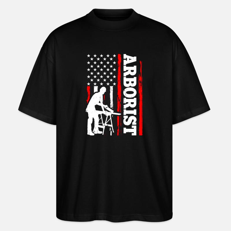 Cadeau drôle de menuisier - T-shirt bio Blaster 2.0 coupe oversize Stanley/Stella Unisexe - noir