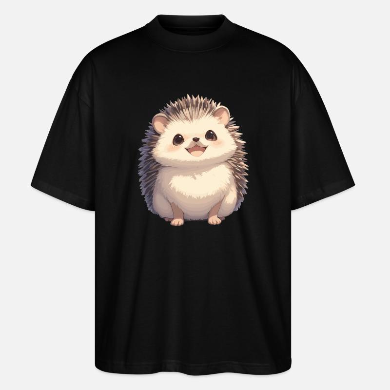 Igel - Stanley/Stella Oversized Unisex Bio T-Shirt Blaster 2.0 - Schwarz