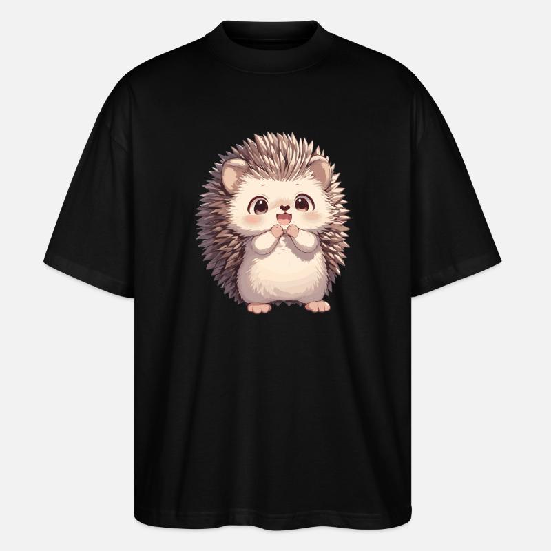 Igel - Stanley/Stella Oversized Unisex Bio T-Shirt Blaster 2.0 - Schwarz