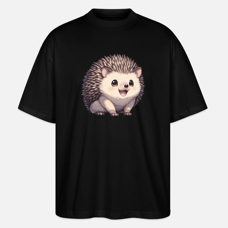 Hérisson - T-shirt bio Blaster 2.0 coupe oversize Stanley/Stella Unisexe - noir