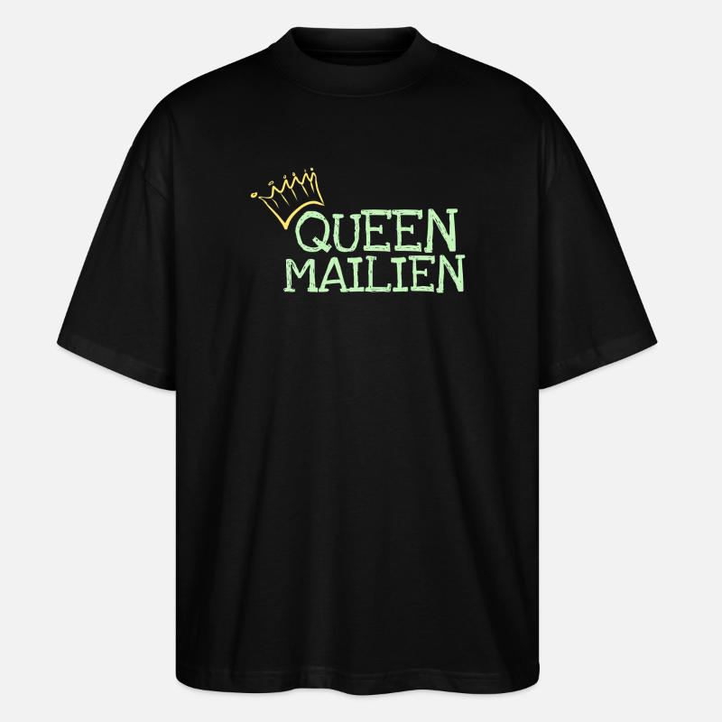 Mailien - T-shirt bio Blaster 2.0 coupe oversize Stanley/Stella Unisexe - noir