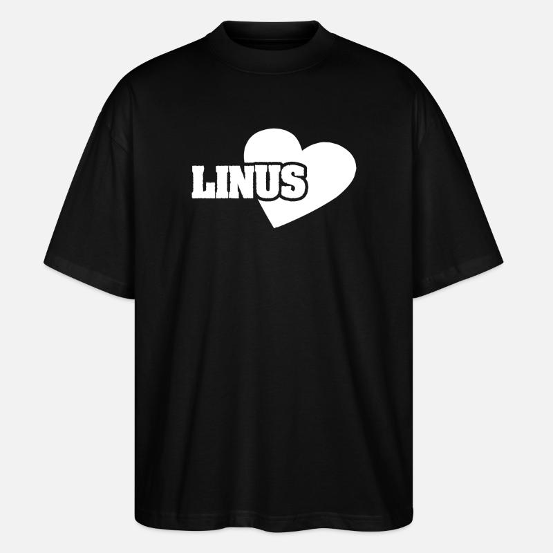 Linus comme l'or - T-shirt bio Blaster 2.0 coupe oversize Stanley/Stella Unisexe - noir