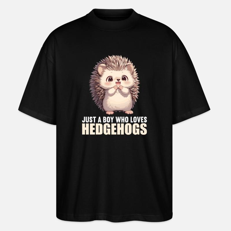 Hérisson - T-shirt bio Blaster 2.0 coupe oversize Stanley/Stella Unisexe - noir