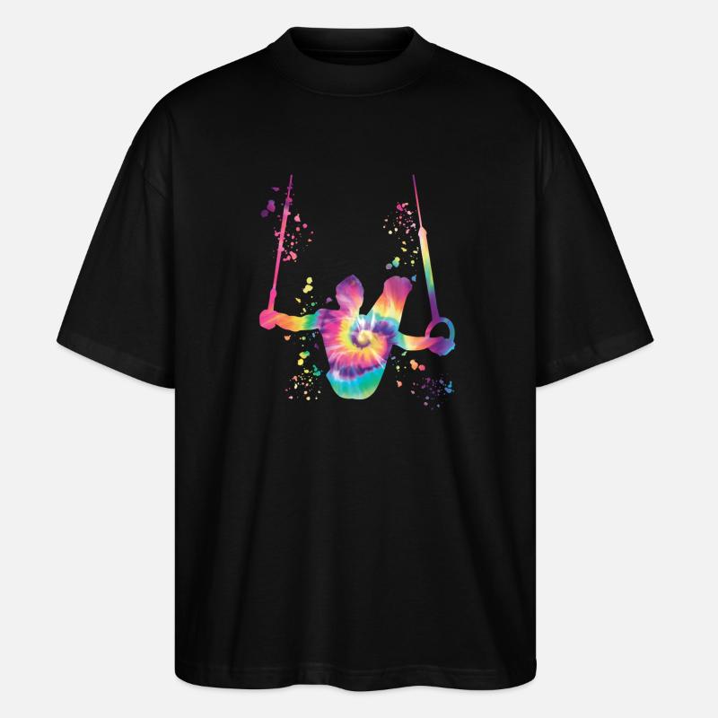 Kunstturner Ringe Kunstturnen - Stanley/Stella Oversized Unisex Bio T-Shirt Blaster 2.0 - Schwarz