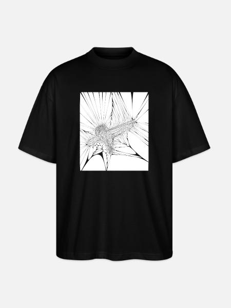 Revolt - Stanley/Stella Oversized Unisex Bio T-Shirt Blaster 2.0 - Schwarz