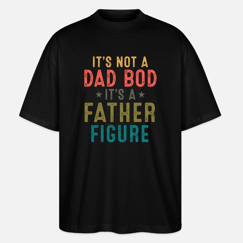 Figure paternelle : Pas un papa - T-shirt bio Blaster 2.0 coupe oversize Stanley/Stella Unisexe - noir