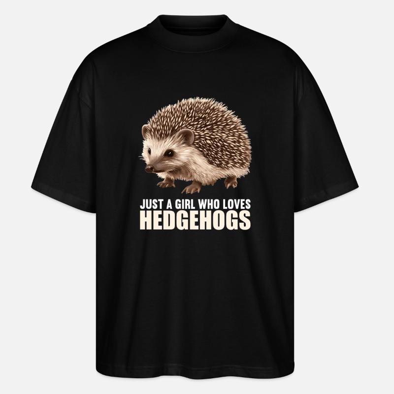 Hérisson - T-shirt bio Blaster 2.0 coupe oversize Stanley/Stella Unisexe - noir