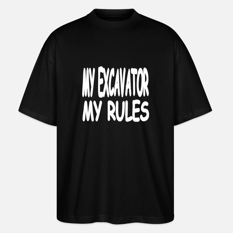 Bagger - Stanley/Stella Oversized Unisex Bio T-Shirt Blaster 2.0 - Schwarz