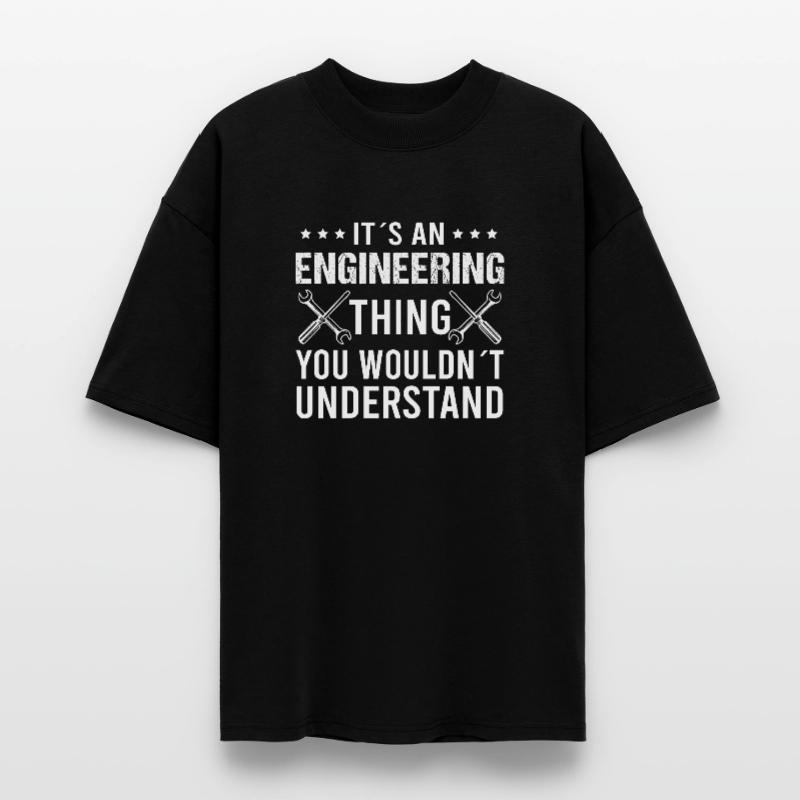 Mechanical Engineering Mechanical Engineer Stanley/Stella Oversized Unisex Organic T-shirt Blaster 2.0